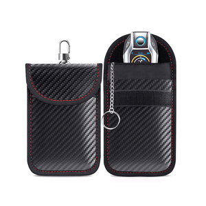 Faraday chính <span class=keywords><strong>Fob</strong></span> bảo vệ chìa khóa xe RFID Pouch Carbon Faraday Túi - Product Image 2