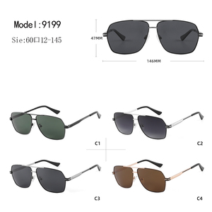 Gafas de Sol Unisex con Marco Metálico Octagonal, Lentes Marrones, 100% Protección UV, Moda Casual para Adultos - Product Image 3
