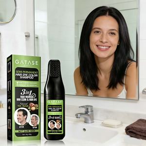 Salon Kalitesinde <span class=keywords><strong>3</strong></span>'ü 1 Arada Yarı Kalıcı Saç Boyası Kremi Profesyonel <span class=keywords><strong>2</strong></span> X 95g Tüp Karıştırma Gerektirmez Uzun Süreli Canlı Renk - Product Image 2