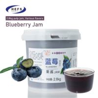 THUMBSUP Selai Buah Blueberry dengan Topping Berry yang Kaya 2.8kgx6 Karton untuk Hidangan Premium dan Bubble Tea