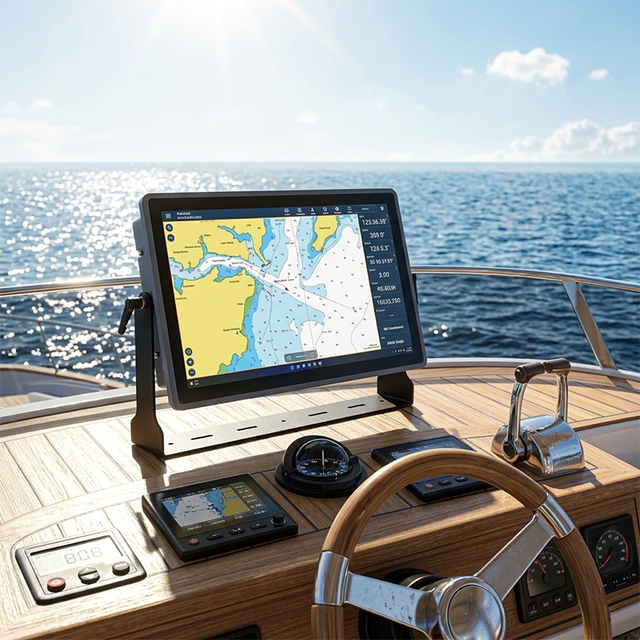 Factory 15.6" 18.5" 21.5 23.8 Inch 1500 Nits Outdoor IP67 Waterproof Marine Capacitive Touch Screen Monitor for Fishing Boat
