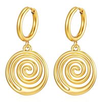 Bouquet de boucles d'oreilles Huggie Hoop dorées | Acier inoxydable PVD or 18 carats | Divers motifs tendance pour femmes imperméables et hypoallergéniques