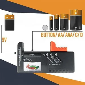 CHRTユニバーサルバッテリーチェッカーAAA AA C D 9V 1.5Vボタンセル家庭用バッテリーモデルBT-168用小型バッテリーテスター