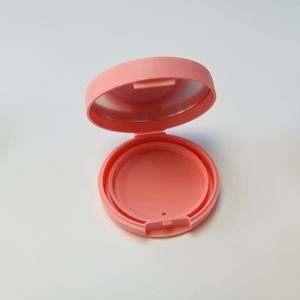 Étui cosmétique en plastique rose <span class=keywords><strong>vide</strong></span> pour <span class=keywords><strong>cartouche</strong></span> d'ombre à paupières plaque de rouge à lèvres boîte d'emballage Blush étui à poudre avec miroir - Product Image 6