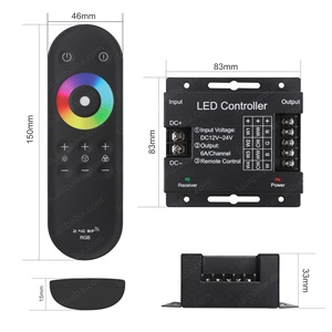 New cảm ứng đầy đủ từ xa 30m phạm vi 3-kênh 216 Wát Max tải nhiều chế độ 4-in-1 <span class=keywords><strong>RGB</strong></span> <span class=keywords><strong>Led</strong></span> điều khiển cho đèn <span class=keywords><strong>Led</strong></span> - Product Image 5