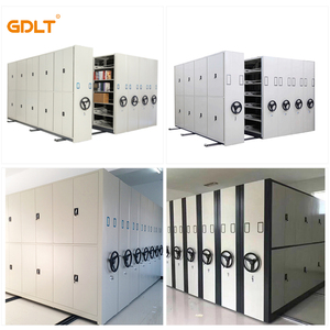 Sistema di Archiviazione Mobile in Metallo per Ufficio, Compattatori di Documenti ad Alta Densità, Scaffalature Mobili per Archivi - Product Image 3