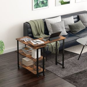 Source Manufacturers Sofa <strong>Side</strong> <strong>Table</strong> Storage Mobile Sofa <strong>Table</strong> Can Be <strong>Rotated</strong> and Tilted Plate and Laptop Support <strong>Side</strong> <strong>Table</strong> - Product Image 1
