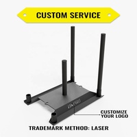 OKPRO Factory Wholesale Heavy Duty Weighted Power Sled Fitness Speed Training Pull Push Sled