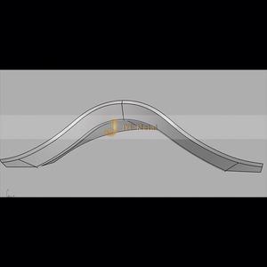 Esculturas Personalizadas de Acero Inoxidable Estilo Art Deco ANW2500 para Decoración Interior y Exterior de Aniversario - Product Image 3