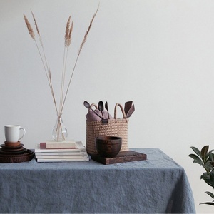 100% Linen <b>Table</b> <b>Cloth</b> <b>Round</b> Tablecloth Morden Luxury for Wedding Home for Hotel Flax Linen Eco-friendly 1 Piece Woven Square - Product Image 4