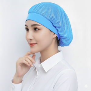 Casquette en maille unie personnalisable avec broderie, casquette de travail unisexe pour adulte à dessus plat avec bande élastique, idéale pour cadeau de mariage - Product Image 5