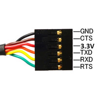 Nuevo Cable Convertidor Serial FTDI USB a FT232 FT232RL UART 3.3V 5V TTL 2026 con Blindaje Trenzado y Cubierta de PVC para Uso en Computadoras