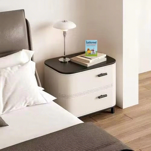 Comodino Moderno e Semplice in Legno, Resistente, con Piccolo Armadietto Portaoggetti per Camera da <span class=keywords><strong>Letto</strong></span>, Appartamento e Soggiorno - Product Image 1