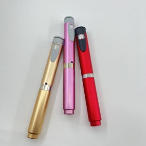 Precision Machined Metal Reusable Injection <b>Pen</b> Fit 3ml Glass Cartridge Adjustable Dose Refillable Smooth Push Metal Dose <b>Pen</b> - Product Image 5