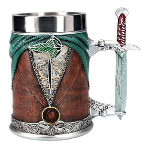 DIOSDMLN Game Of Thrones Beer Mugs, Stainless Steel Wine Mugs, Coffee Mugs 21oz For Collectible Themed Party Decoration