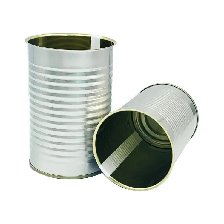 As latas redondas da lata para o armazenamento do pó de leite da cabra podem encaixotar com o cartucho aberto fácil do tinplate da tampa