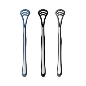 Nettoyant pour la langue noir pour hommes emballé individuellement, grattoir pour éliminer la mauvaise haleine et le revêtement blanc épais de la langue, brosse de soin buccal - Product Image 3