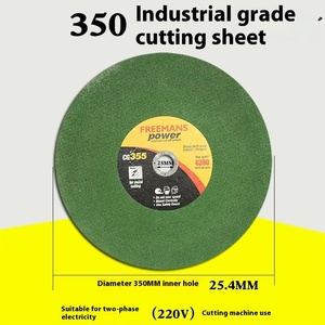 350/400 lớn ba-giai đoạn Lưỡi cưa thép không gỉ kim loại sắt cát Mài bánh xe OEM tùy chỉnh công cụ mài mòn cắt Flap - Product Image 5