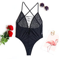 Lingerie Sexy Femme Grande Taille Léopard Noir en Résille, Vente en Gros