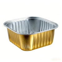 Boîte en aluminium de forme personnalisée pour gâteau au fromage, moule ovale en aluminium pour pudding, outils de cuisson