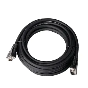 15 Pin Male to Male Copper Core Double Magnetic Ring VGA 3+6 Cables for TV Computer 1m 20m 25m 30m 40m