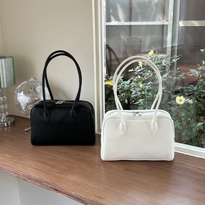 2025 New Style Women's Boston Handbag Korean-Style Simple Bowling Bag Underarm Arm Bag - Product Image 2