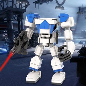 MOC <span class=keywords><strong>Star</strong></span> 501 clon <span class=keywords><strong>Trooper</strong></span> mecha no incluye figuras bloques de construcción <span class=keywords><strong>Wars</strong></span> niños regalos juguetes para niños 2023 juegos de bloques de construcción - Product Image 4