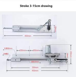 12V 24V 왕복 리니어 모터 스트로크 2cm-15cm 리니어 액추에이터 모터 - Product Image 2