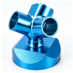 Piezas Metálicas de Aluminio Anodizado de Precisión, Fabricante OEM de Componentes Metálicos, Servicio de Mecanizado CNC, Componentes de Fresado Complejo - Product Image 1