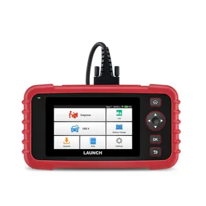 Launch crp123x scanner automotivo, ferramenta de diagnóstico automotivo com leitor bidirecional, crp123e x431 123 c, obd2, abs, srs