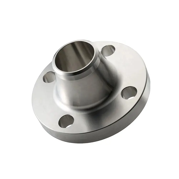 Flange de pescoço de soldagem de aço carbono, alta qualidade ansi b16.5 classe 150 wnrf flange