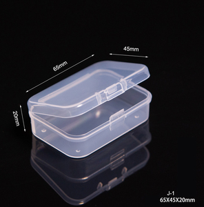 Boîte en plastique PP transparente en gros d'usine, mini boîte d'emballage, petite boîte de rangement en plastique - Product Image 5