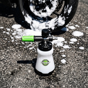 1L Dense Foam Sprayer Schaumkanone Aluminum Quick Connection With Screw Foam Cannon For Car Washing And Surface Cleaning