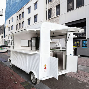 Camions de nourriture Citroen personnalisables pour la vente de café, de glaces, de hot-dogs et de nourriture avec équipement de cuisine complet en Chine, remorque de nourriture barbecue - Product Image 2