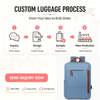 Bolsa de Lona Oxford Personalizada con Logotipo, Bolsa de Viaje Extensible, Mochila Independiente, Bolsa Escolar con Compartimento para Zapatos, para Exteriores, ISO