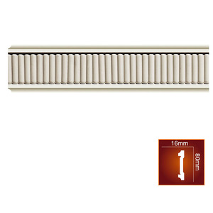 Bande de moulage plat en PU de haute qualité pour la décoration de la maison - Product Image 4