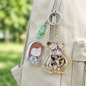 พวงกุญแจอะคริลิคการ์ตูนอนิเมะแบบกำหนดเอง CCH สำหรับเป็นของขวัญธีมดวงดาว - Product Image 2