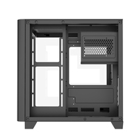 AntarcChill MATX PC Case Curved Glass Pc Cabinet Gaming Computer Cases and Towers Cpu Case Spcc Metal Comput Desktop Cabinet