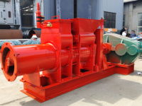 Machine à briques creuses en argile rouge, machine à fabriquer des blocs d'argile, petite extrudeuse de briques en argile, haute compactness