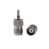 Connecteur femelle TNC-C-K1.5 nickelé pour câbles RG316 RG174, fourni par l'usine