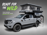 Nouveau design 2026 : Camping-car tout-terrain à glissière pour pick-up avec climatisation, chauffage et système multimédia