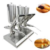 Machine à remplir les churros et les beignets manuelle en acier inoxydable 304, 5L*5, à vendre