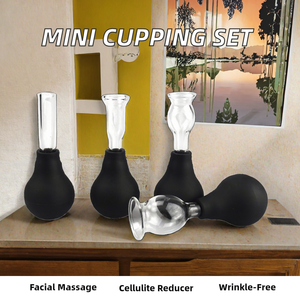 4 pezzi Mini tazze di sollevamento del viso Anti Cellulite in Silicone di aspirazione strumenti di massaggio Anti rughe Set di coppettazione - Product Image 6