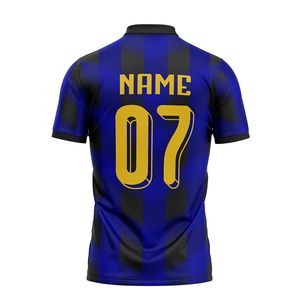 Kit de Football Personnalisé Patch Maillot de Football Sublimé pour Hommes Polos Maillot de Football Coupe Sèche avec Col - Product Image 2