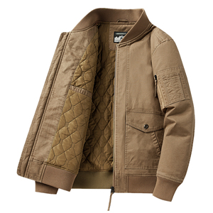 سترة بومبر رجالية رائجة البيع، ملابس عمل دافئة للشتاء - Product Image 2