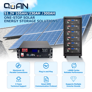 ระบบจัดเก็บพลังงานสำหรับบ้านแบบติดตั้งบนชั้นวาง QA51.2V100-RT01 แบตเตอรี่ลิเธียมไอรอนฟอสเฟต (LiFePO4) พร้อมระบบจัดการแบตเตอรี่ (BMS) ในตัว รองรับการเชื่อมต่อแบบ CAN รองรับการเชื่อมต่อแบบขนานได้สูงสุด <span class=keywords><strong>16</strong></span> ตัว ประสิทธิภาพสูง - Product Image 4