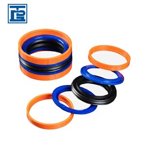 Jeu <span class=keywords><strong>de</strong></span> 5 joints d'étanchéité pour pistons hydrauliques TONGDA KDAS DAS, en NBR, PU, POM, pour vérins hydrauliques à <span class=keywords><strong>double</strong></span> action - Product Image 2