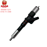 095000-1210 095000-1211 Inyector de Combustible, Boquilla de Inyección 6156113300 Compatible con Motores FC450/400
