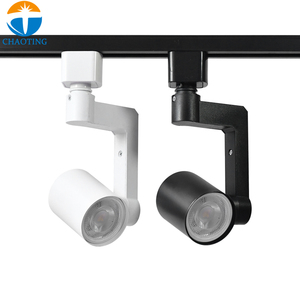 Carcasa de luz de pista de interior, accesorio de iluminación de aluminio ajustable, lámpara de techo LED GU10, nuevo diseño - Product Image 1