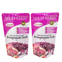 Sachet d'emballage personnalisé pour graines de chia, pochette Mylar à fond plat, Doypack refermable à fermeture éclair pour usage industriel alimentaire et graines